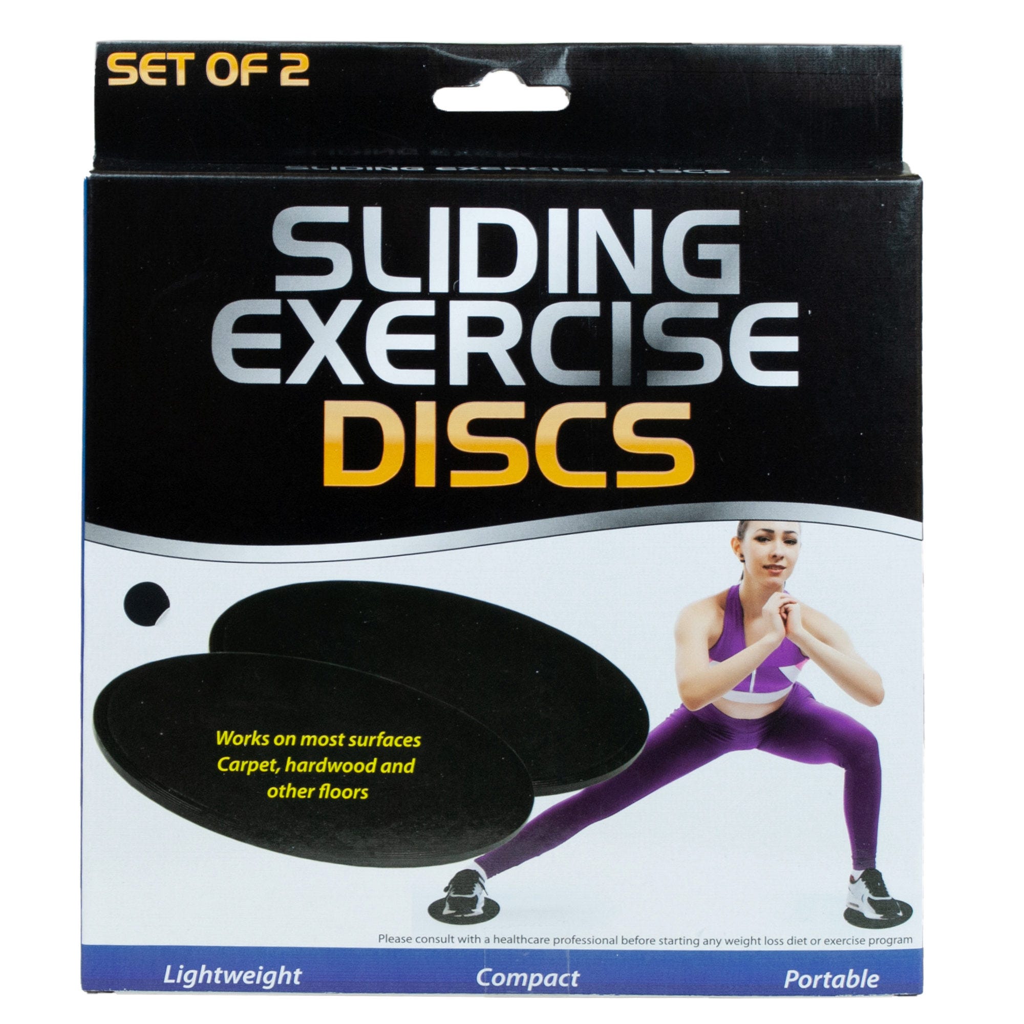 Sliding Exercise Discs - Qty 8