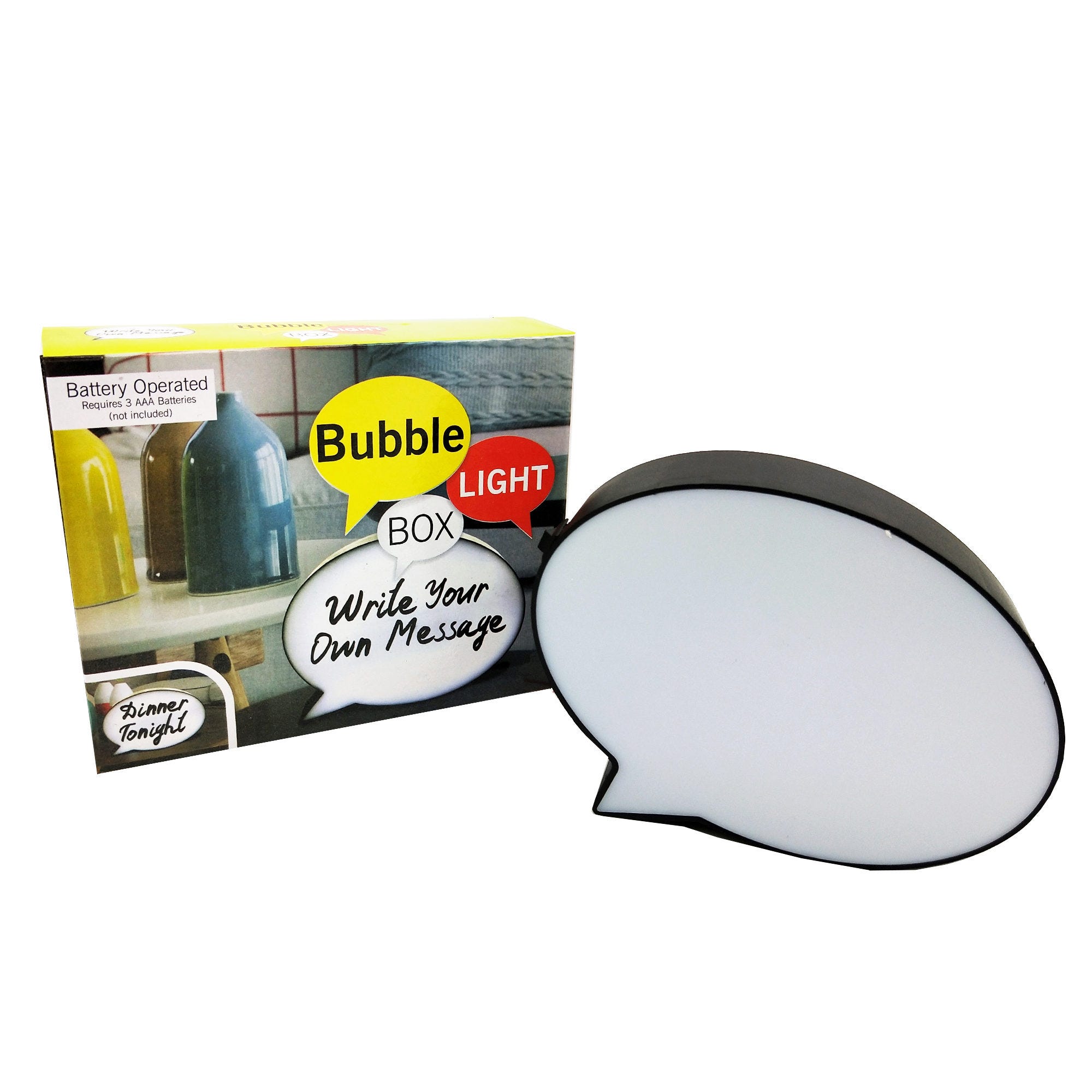 Mini Bubble Light Box Message Board with Markers - Qty 8