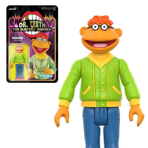Muppets Electric Mayhem Band SCOOTER ReAction Figure